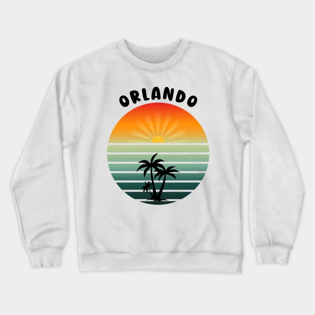 Orlando Crewneck Sweatshirt by TeeShop Designs